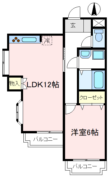 エクセル祇園の間取り