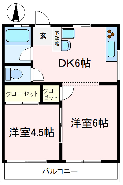 サンハイムの間取り