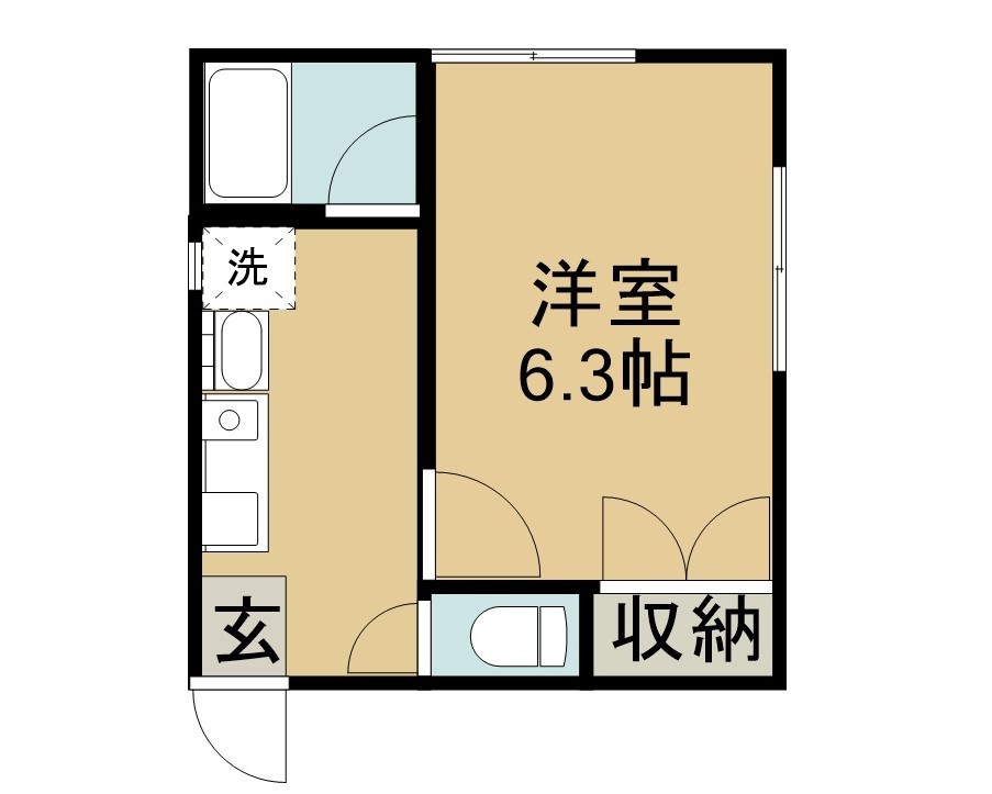 メゾン若葉の間取り