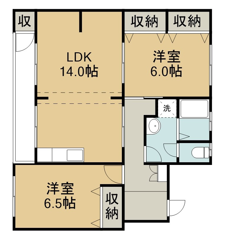 メゾンセントの間取り