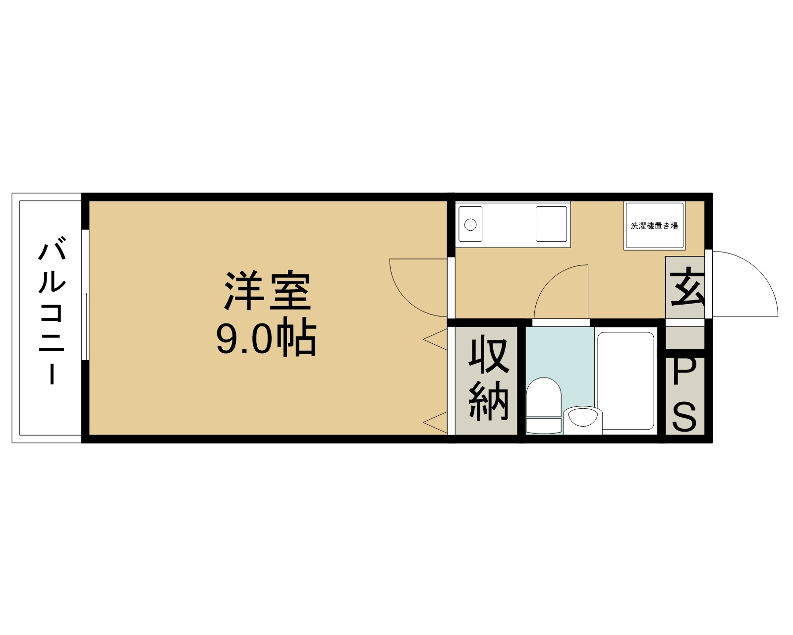 マンション創夢389の間取り