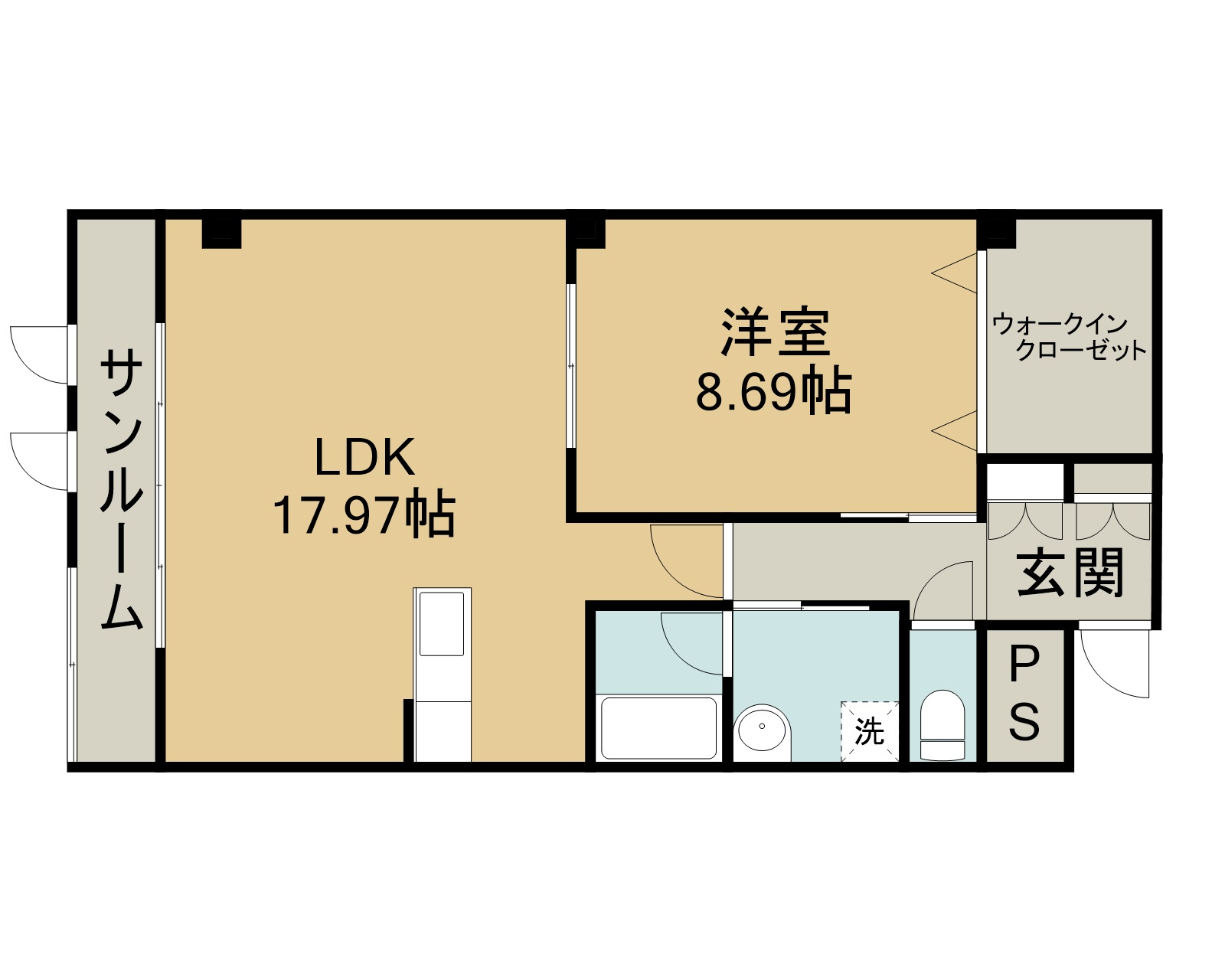 ステラガーデンの間取り
