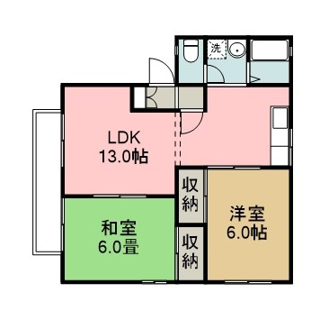サンテラスAMIの間取り