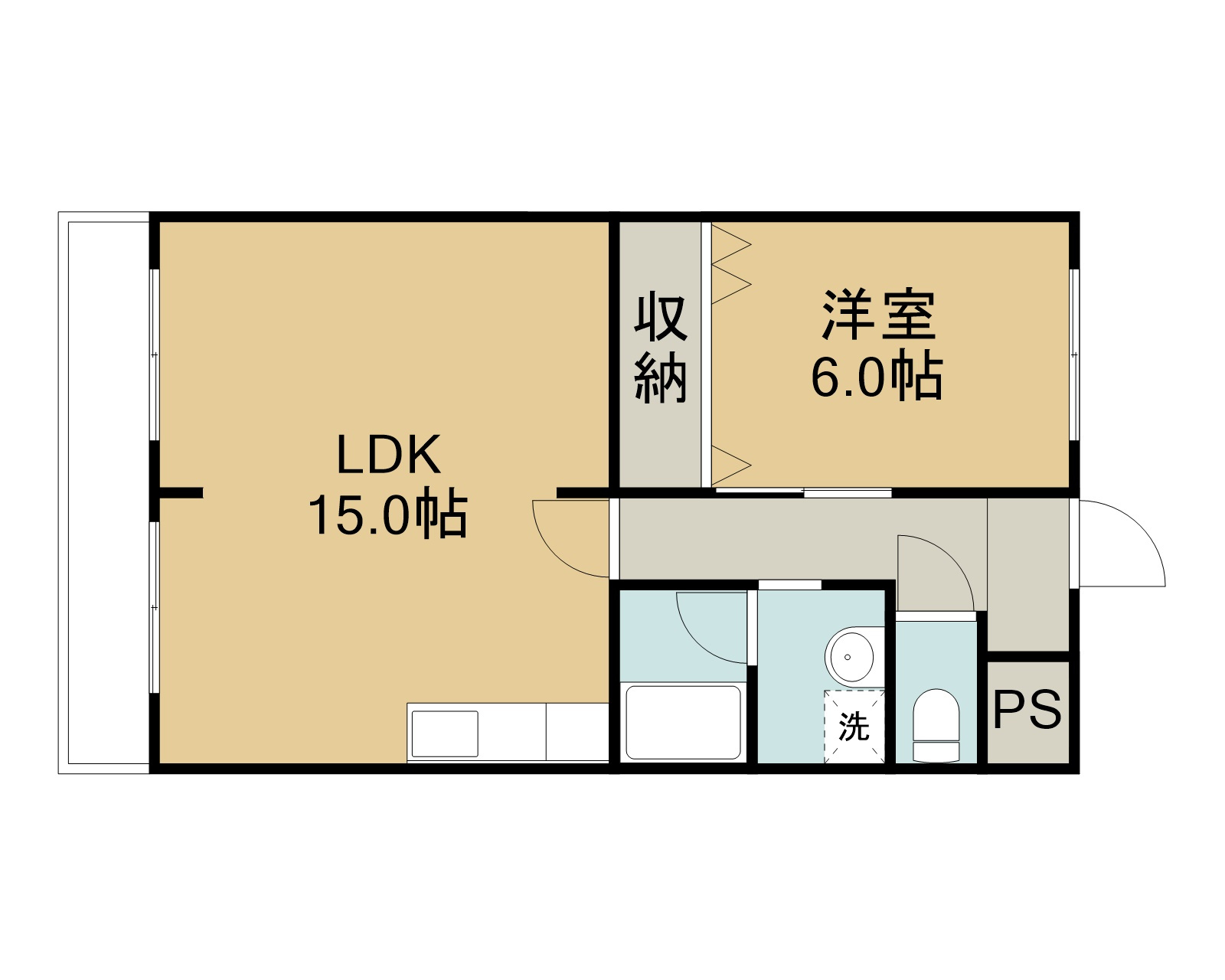 コスモシティーの間取り