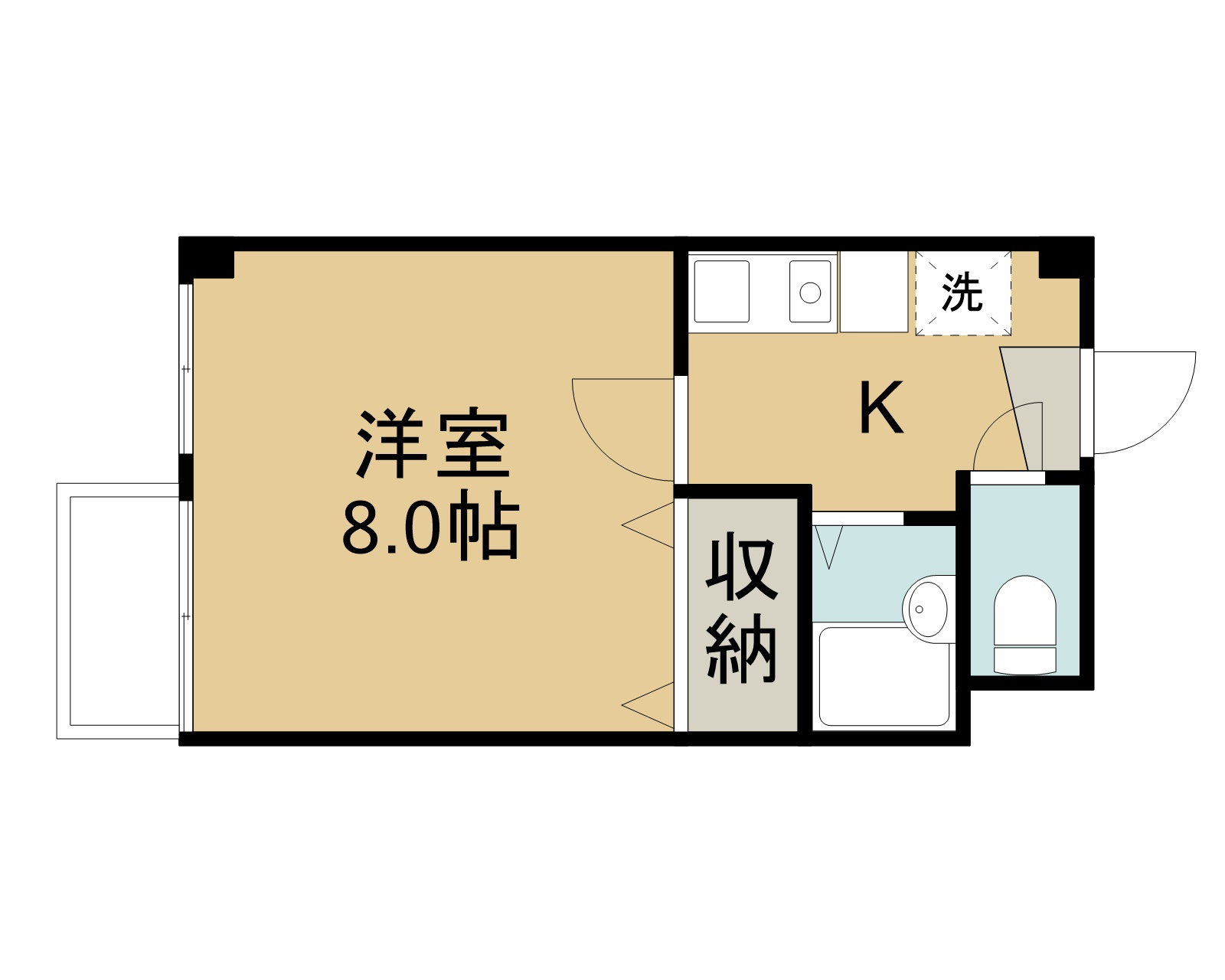 シンコーハイツの間取り