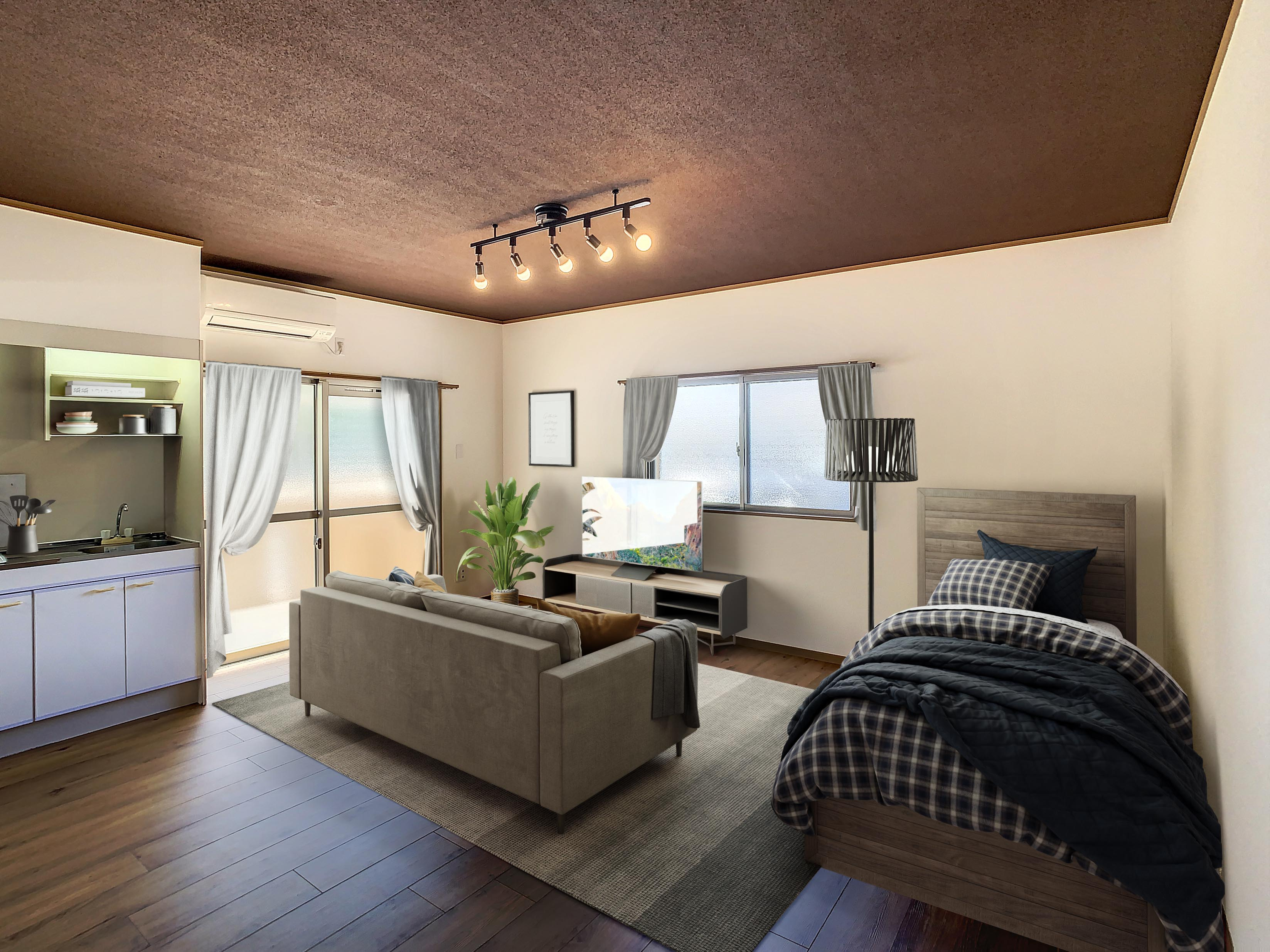 オークヒルズの居間・リビング