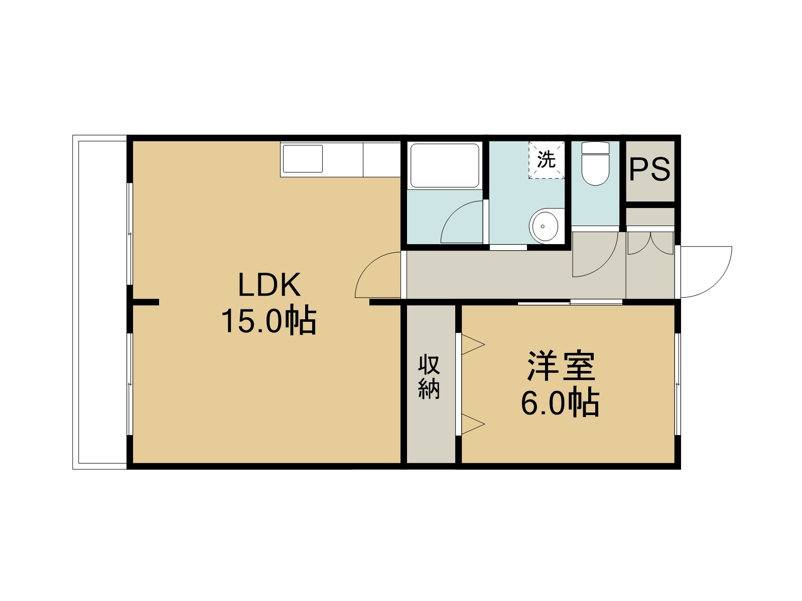コスモシティーの間取り