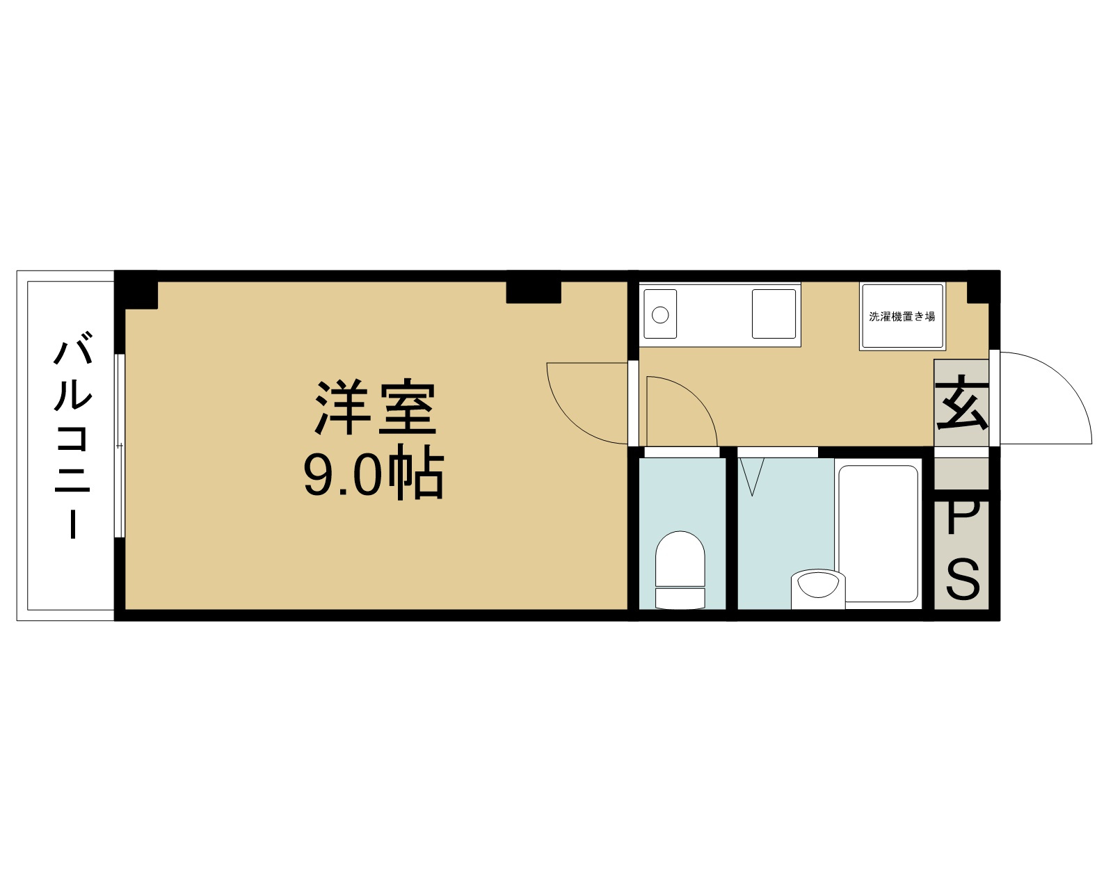 マンション創夢389の間取り