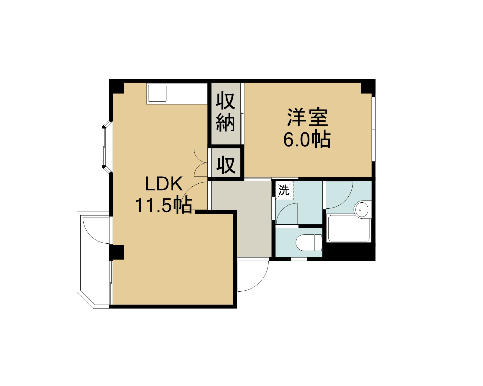 ハイツいせきの間取り