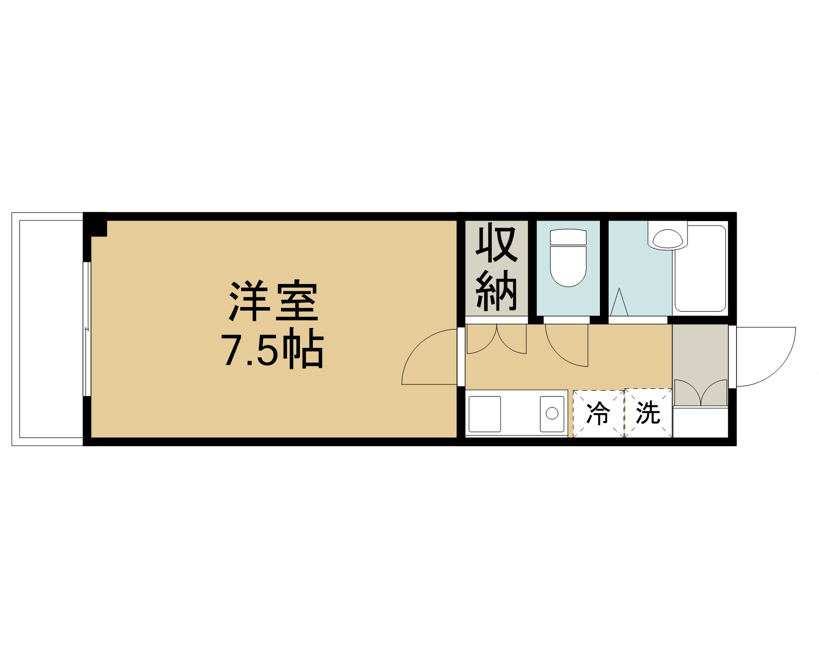 グッドラックの間取り