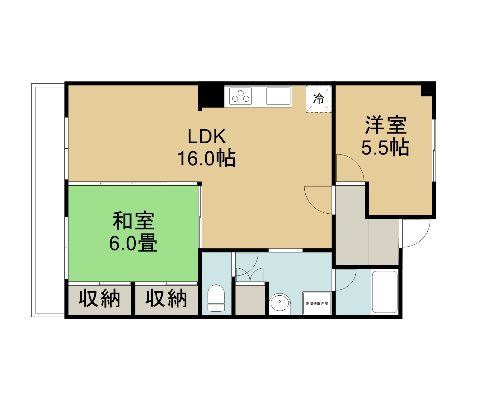 大同ハイツの間取り