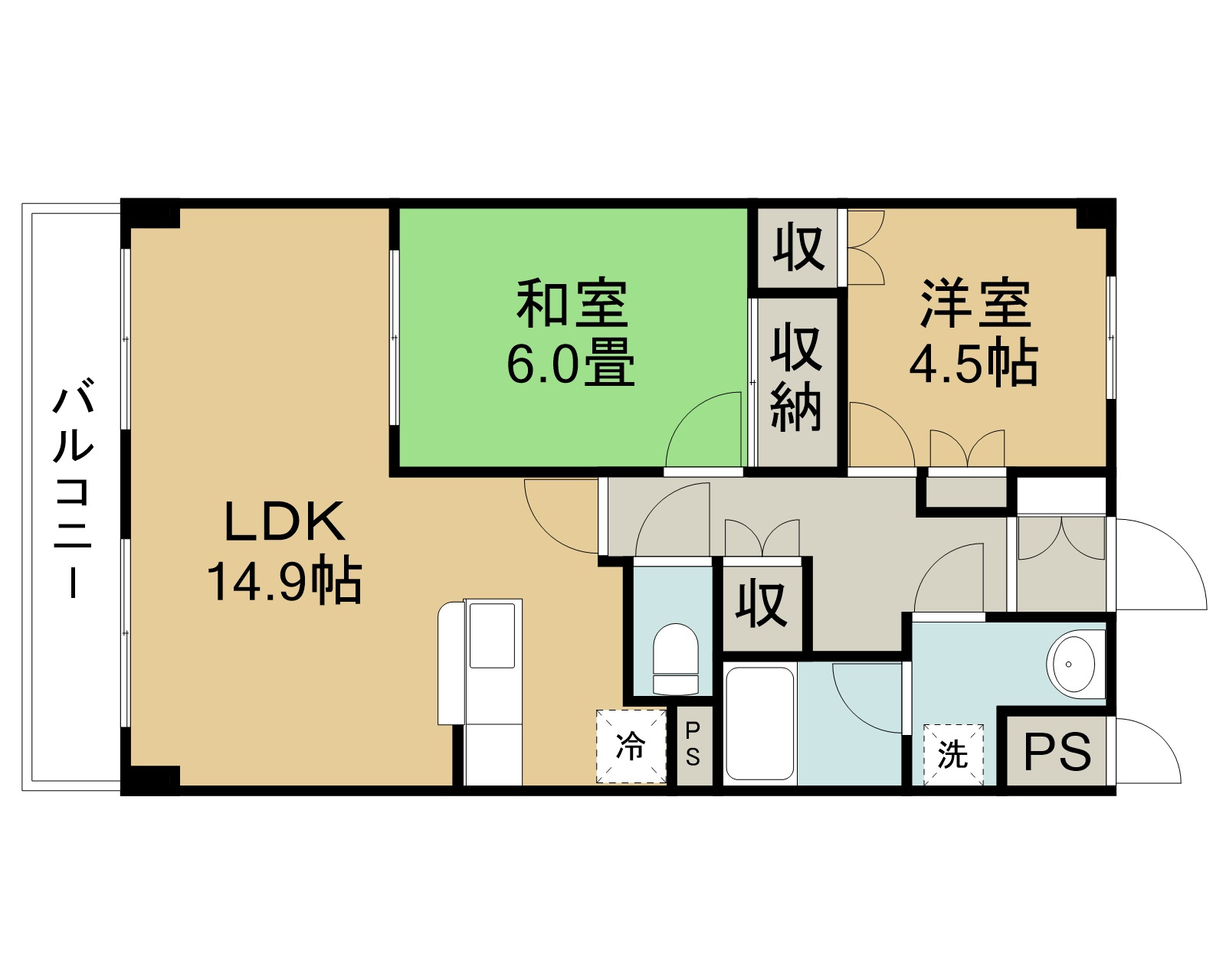 メゾンドシエルの間取り