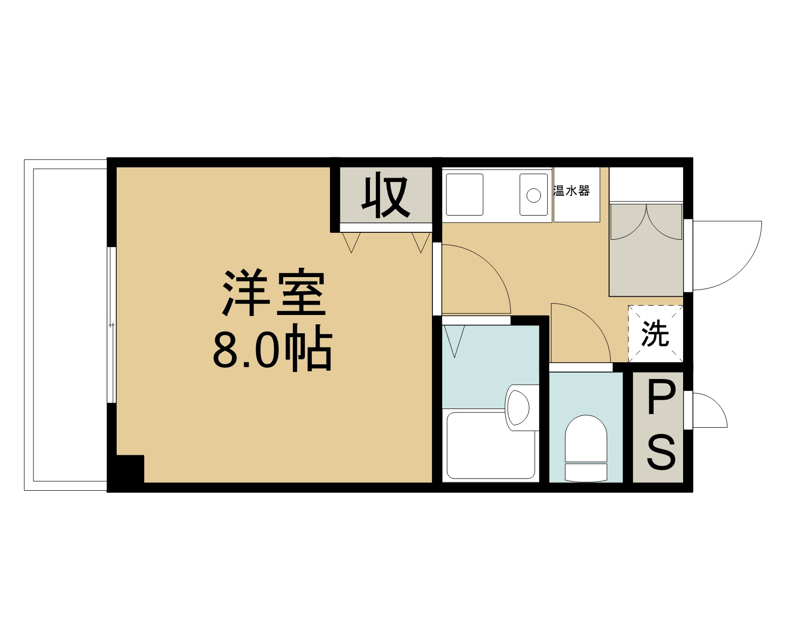 ラフォーレ南栄101の間取り