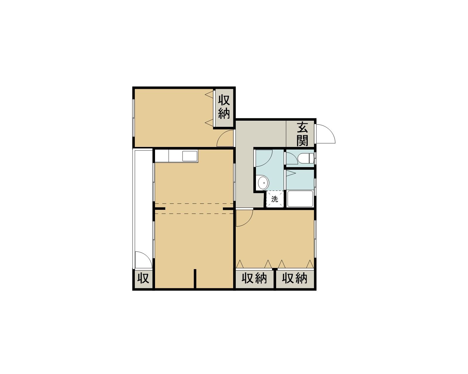 メゾンセントの間取り