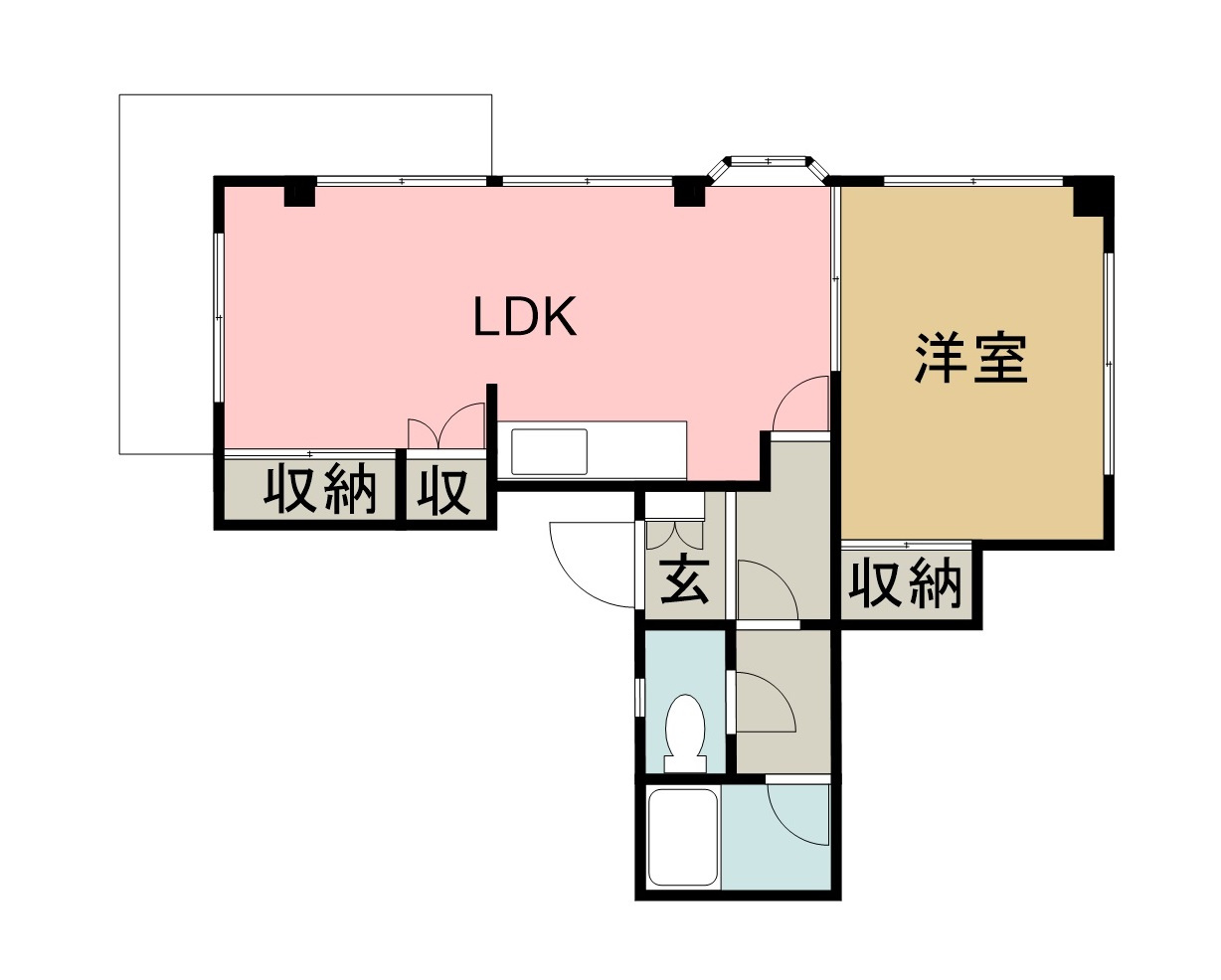 ハイツいせきの間取り