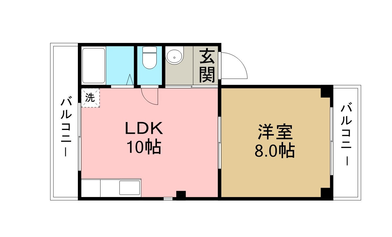 カーム雲山の間取り