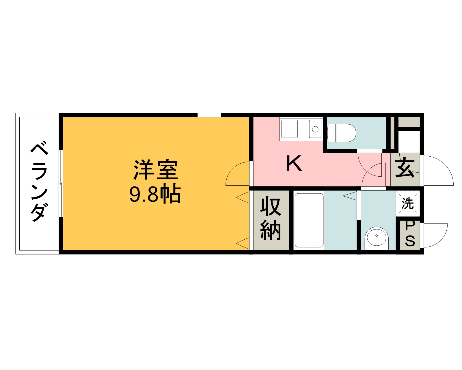 アビテ明徳の間取り