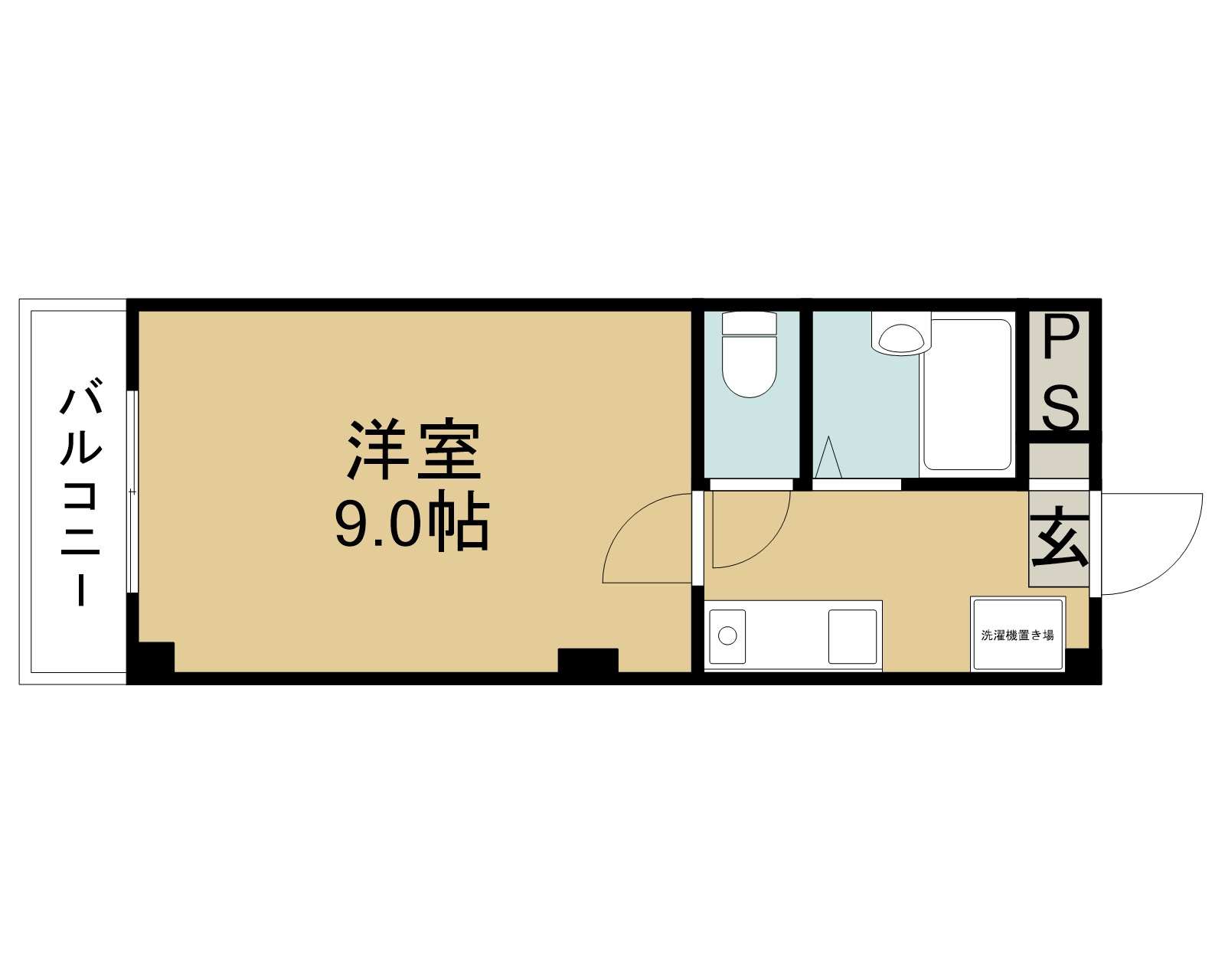 マンション創夢389の間取り