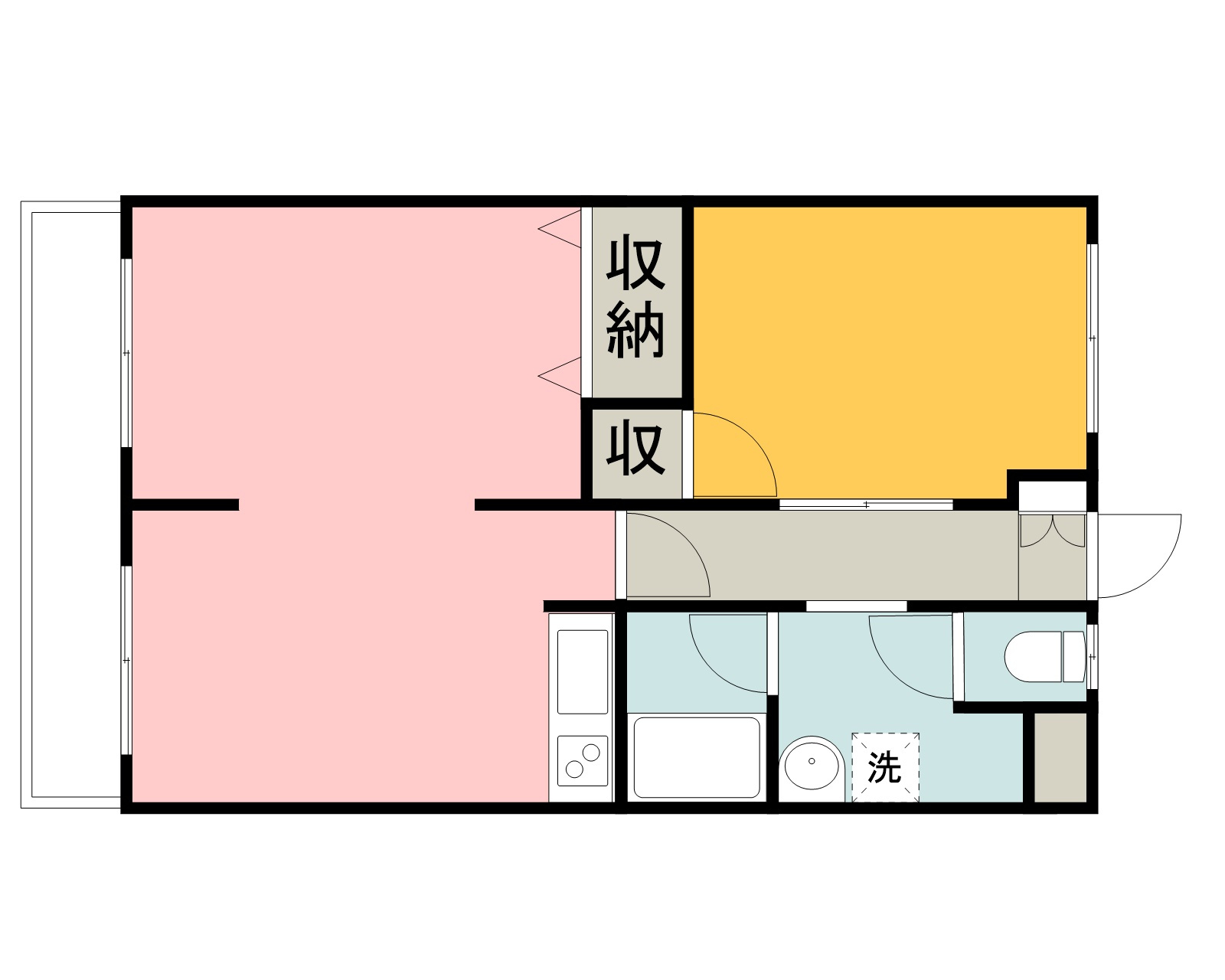 グリーンライフ2Bの間取り