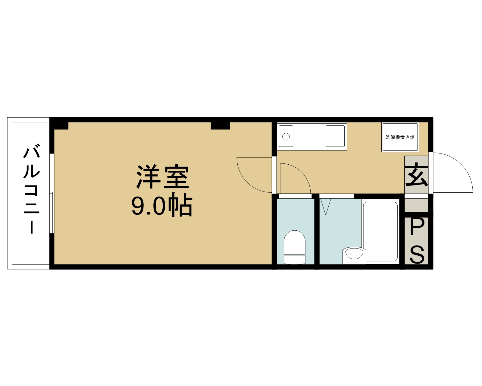 マンション創夢389の間取り