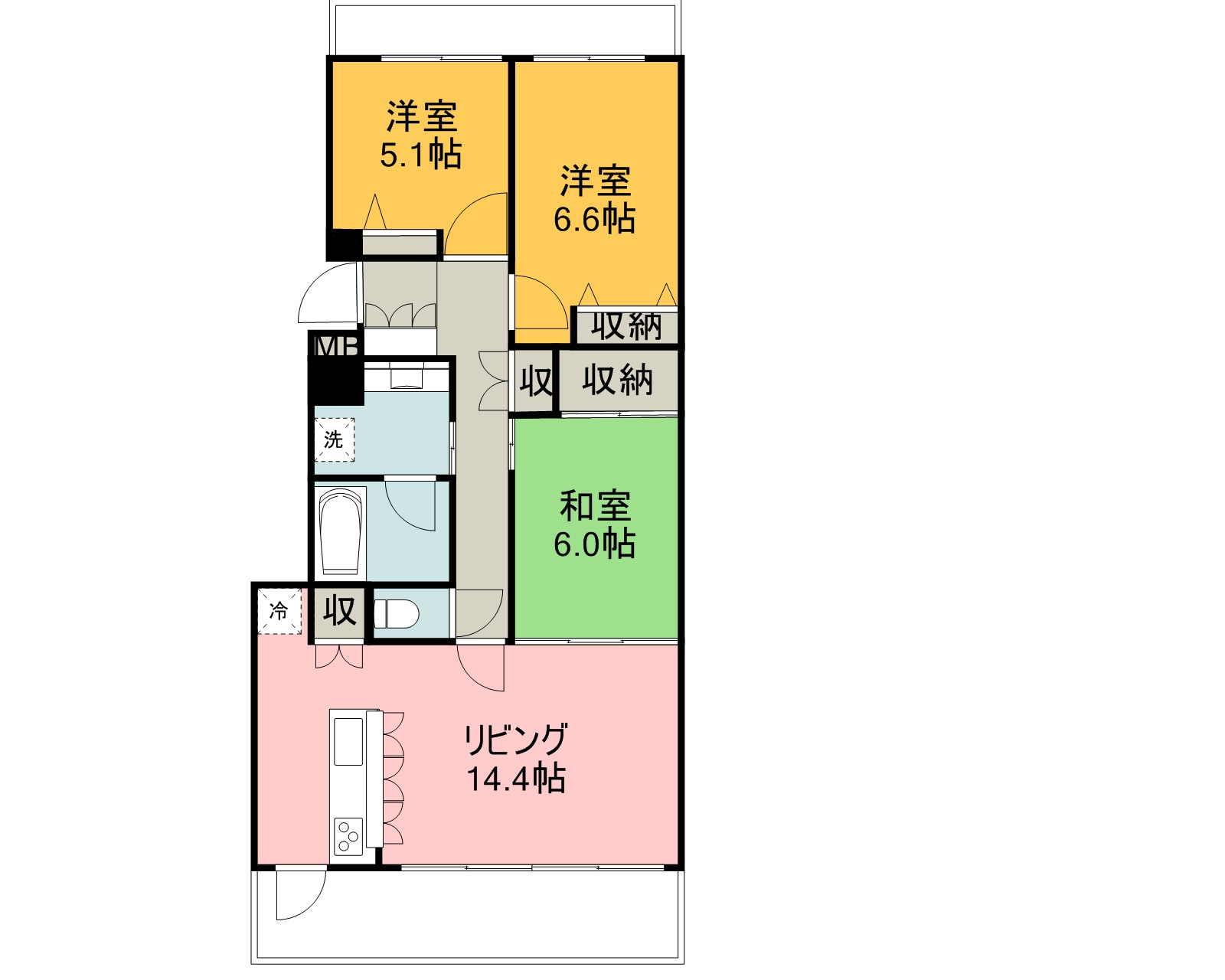 カサリコ栄町902の間取り