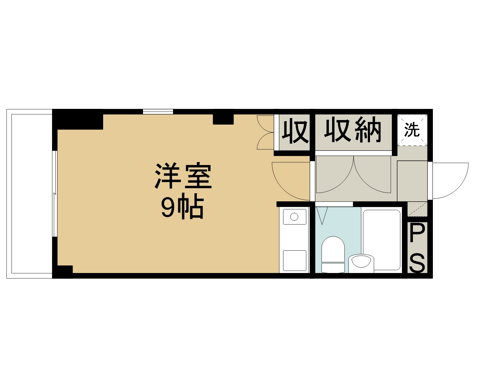 アローンパレスの間取り