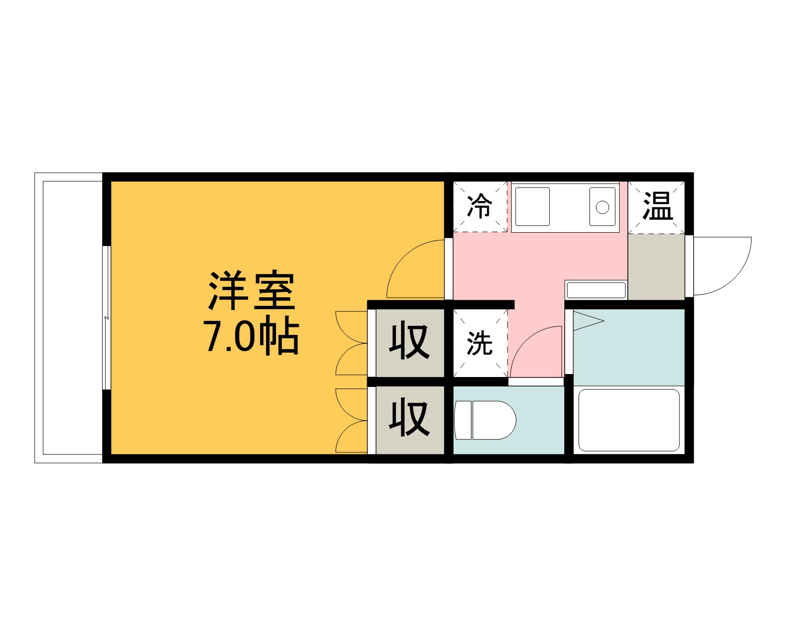 メゾンドクリモの間取り