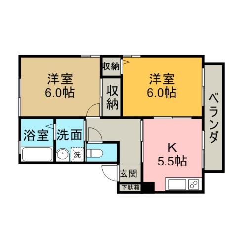 プランドールピアの間取り
