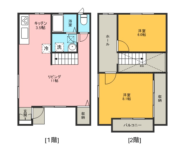 南の森の間取り