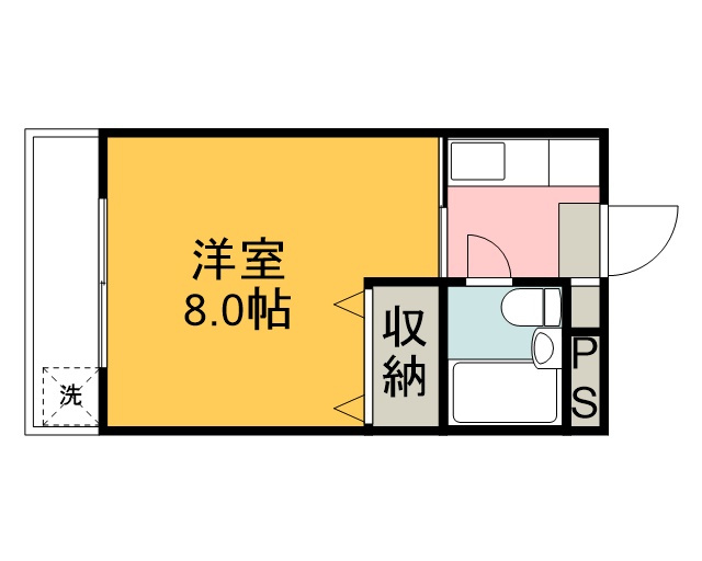 スカイブルーの間取り