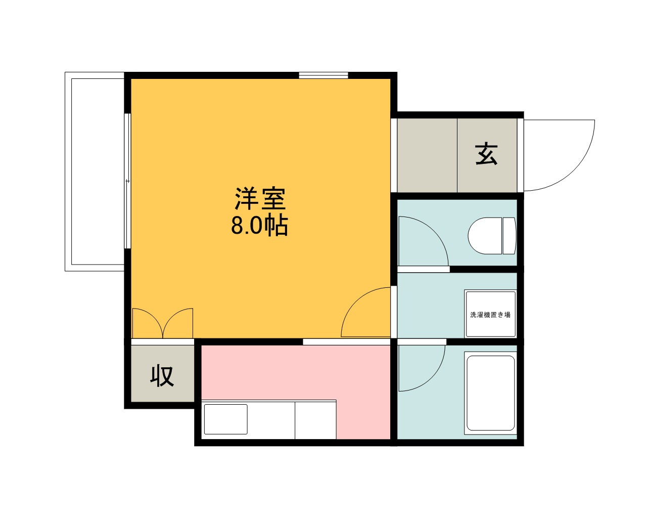 タウンハウス良の間取り