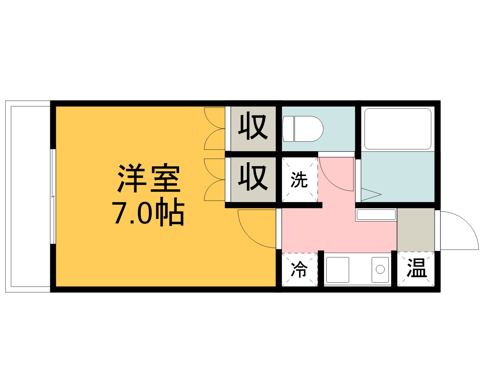 メゾンドクリモの間取り