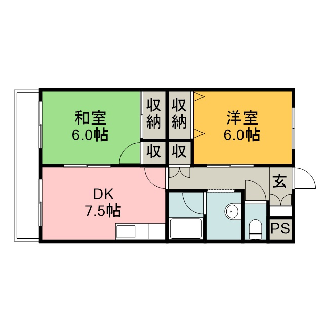 コスモシティーの間取り