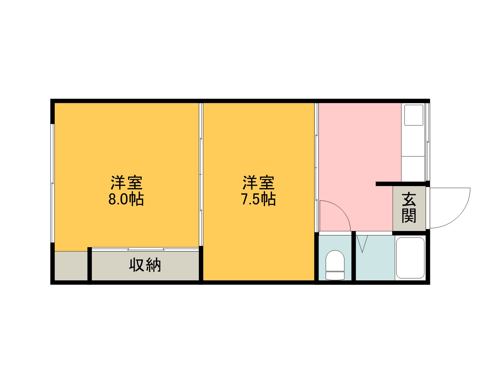 プリメーラの間取り