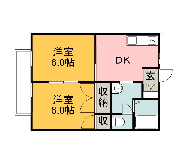 グロースK2の間取り