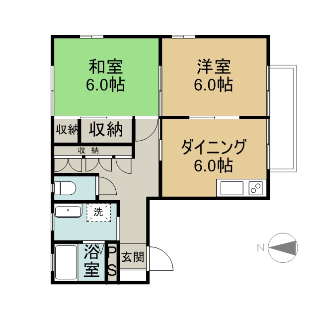 プランドールピアA101の間取り