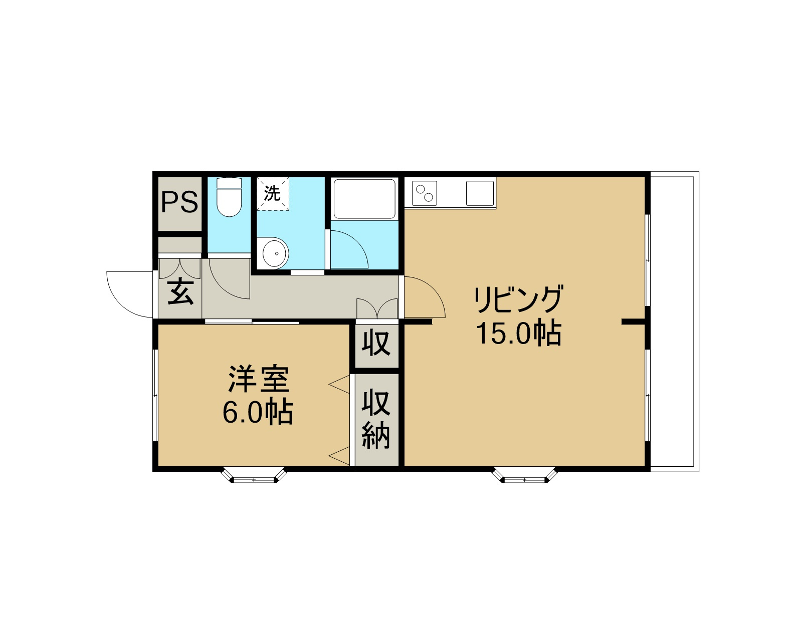 コスモシティーの間取り