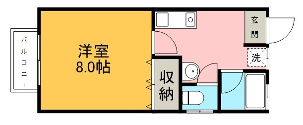 ハイツひまわりの間取り