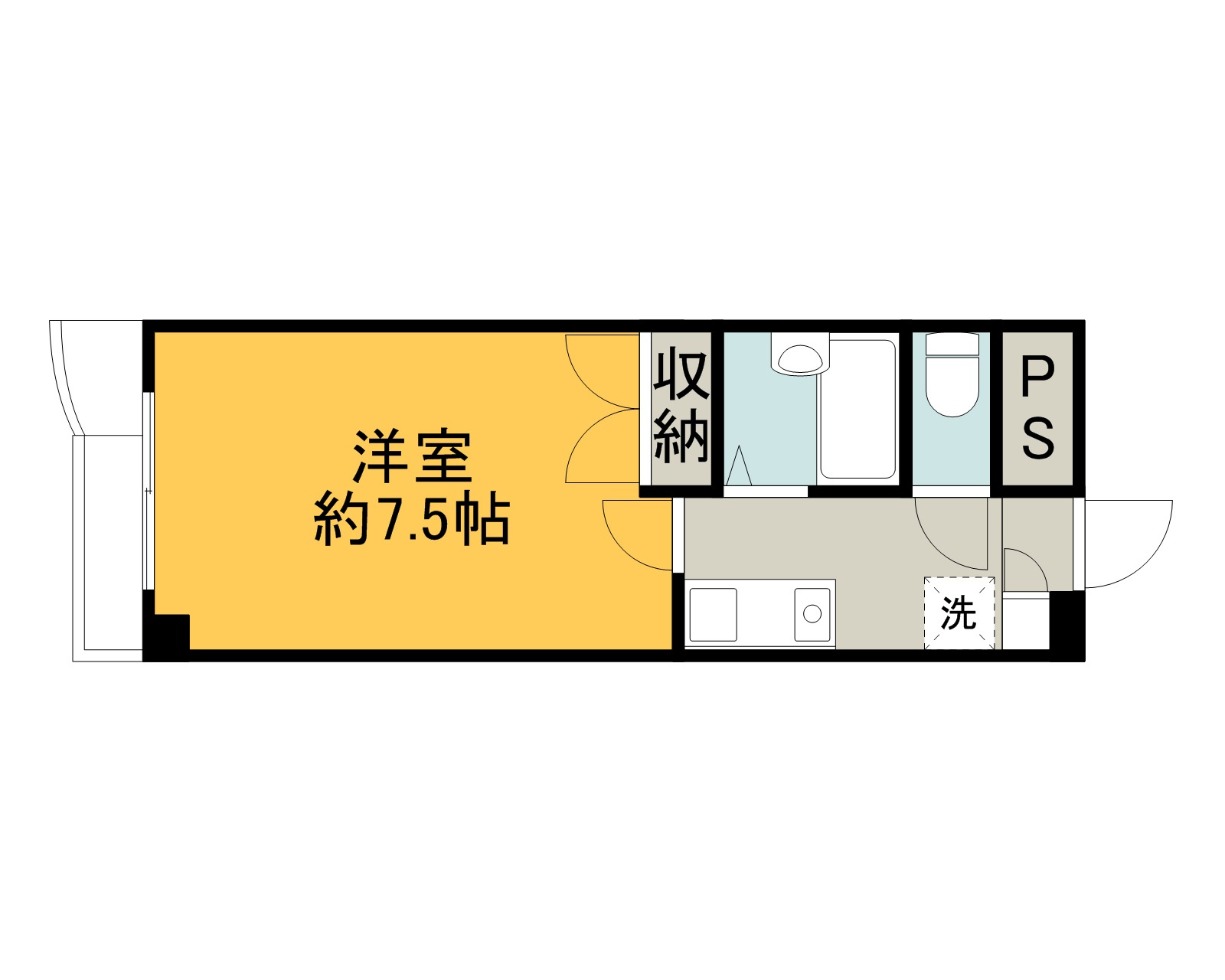 TWINFLATSの間取り