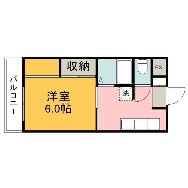 エイシンハイツの間取り