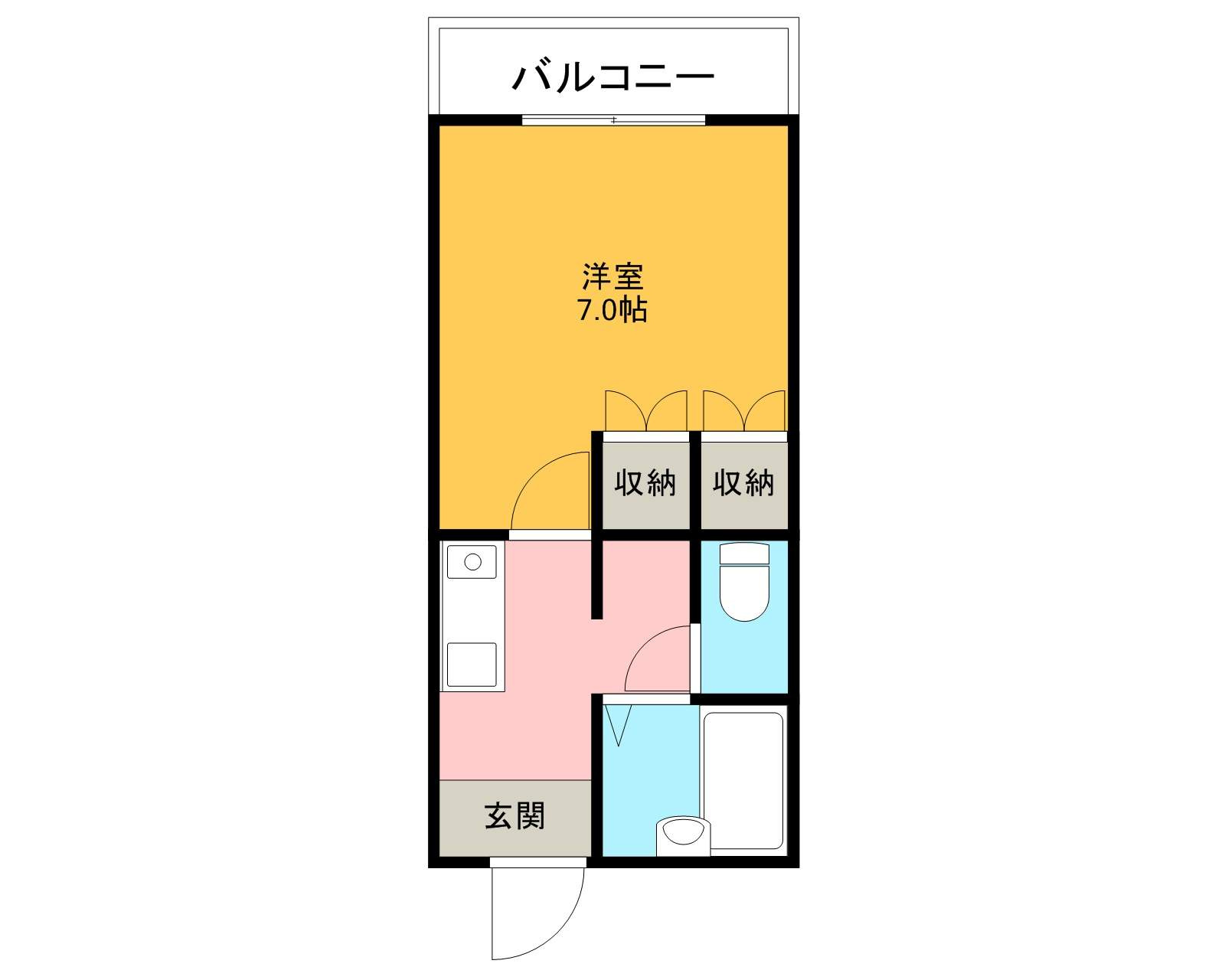 メゾンドクリモの間取り