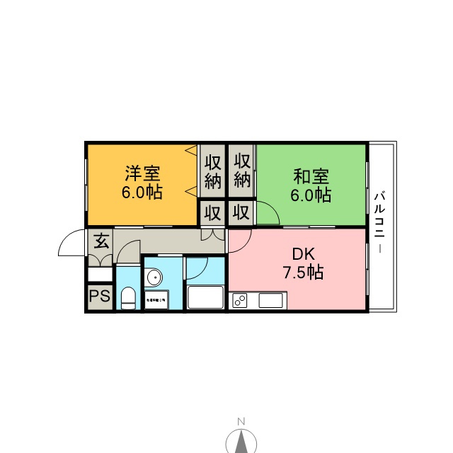 コスモシティの間取り
