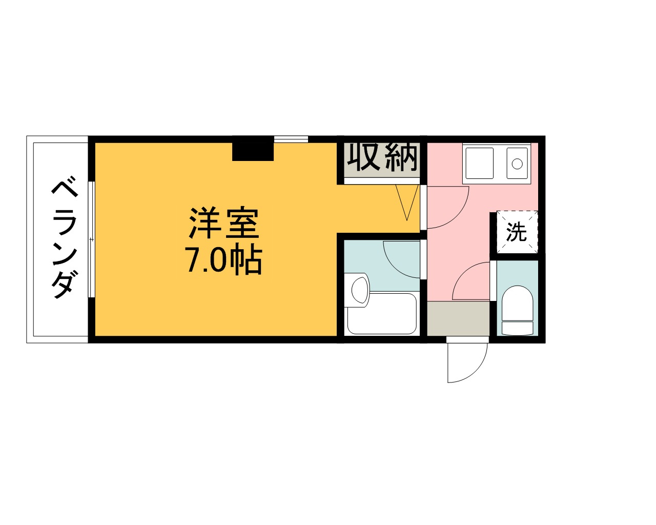 ラ・カサ・ボニータの間取り