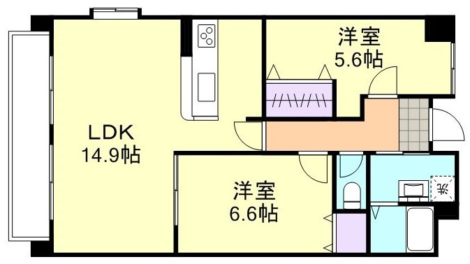 ベルアージュの間取り