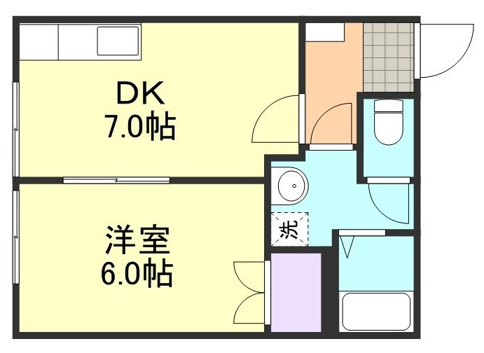 ファミールへんみの間取り