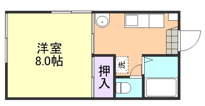 サンワハイム Ａ棟の間取り