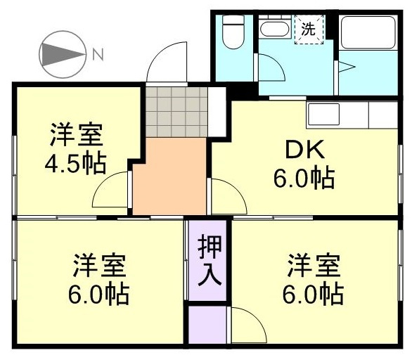 コーポコスモタウンの間取り
