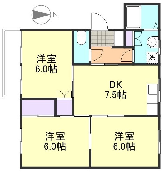 グリーンハイツシンシアの間取り
