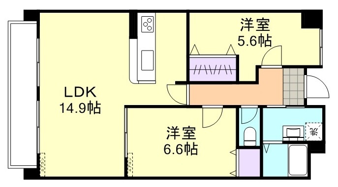 ベルアージュの間取り