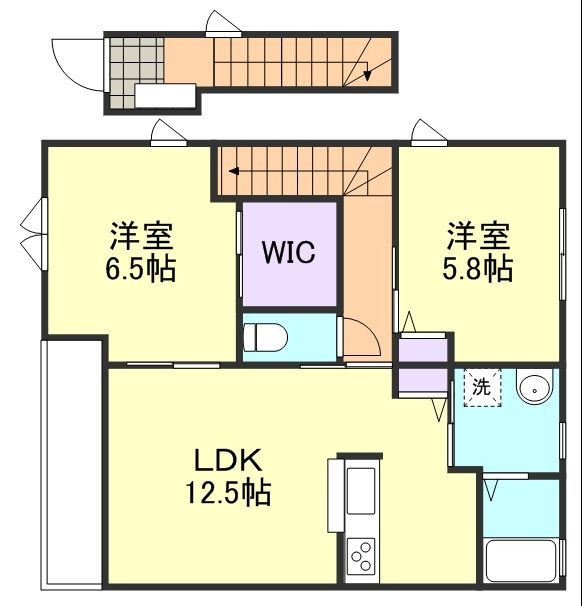 ガーデンリラA棟の間取り
